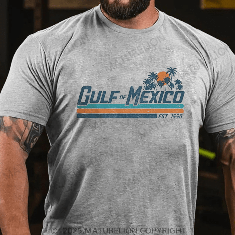 Maturelion Men's T-Shirt Gulf Of Mexico T-Shirt (Free Customization)