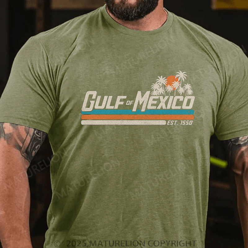 Maturelion Men's T-Shirt Gulf Of Mexico T-Shirt (Free Customization)