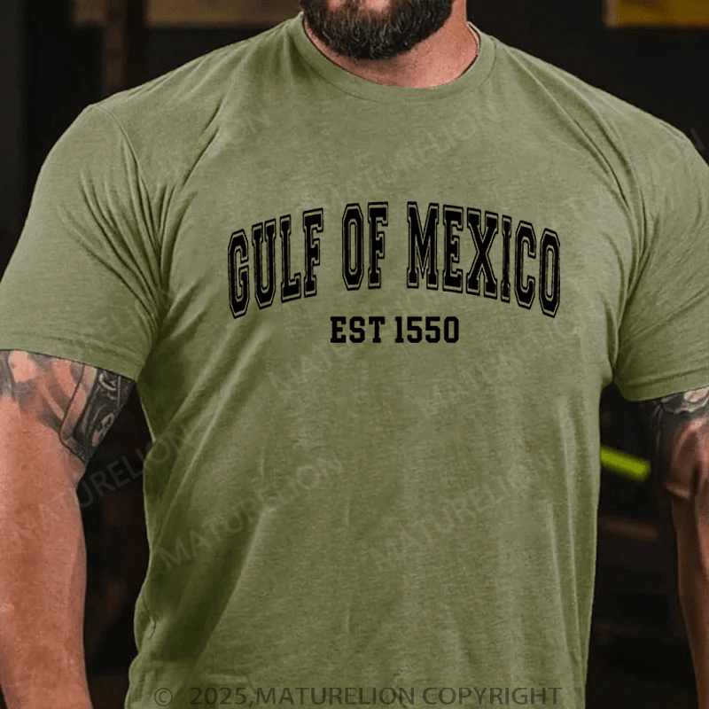 Maturelion Men's T-Shirt Gulf Of Mexico T-Shirt (Free Customization)