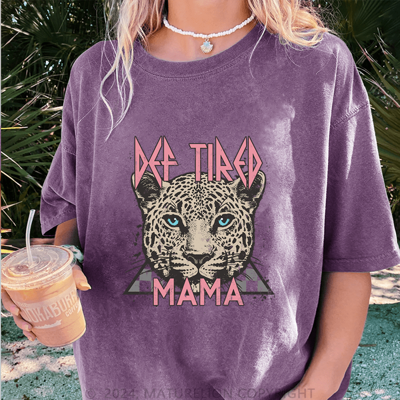 Maturelion Tigers DTG Printing Washed Cotton T-Shirt