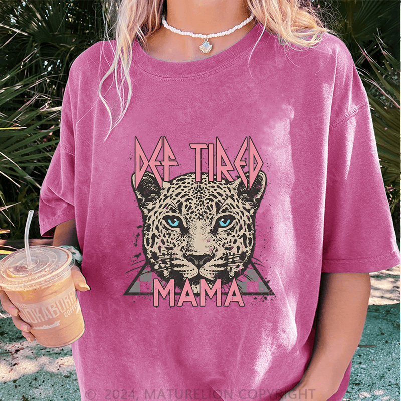 Maturelion Tigers DTG Printing Washed Cotton T-Shirt