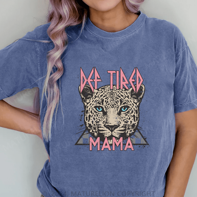Maturelion Tigers DTG Printing Washed Cotton T-Shirt