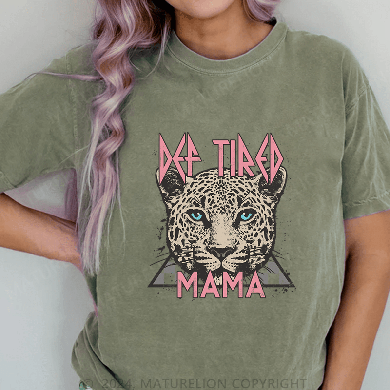 Maturelion Tigers DTG Printing Washed Cotton T-Shirt