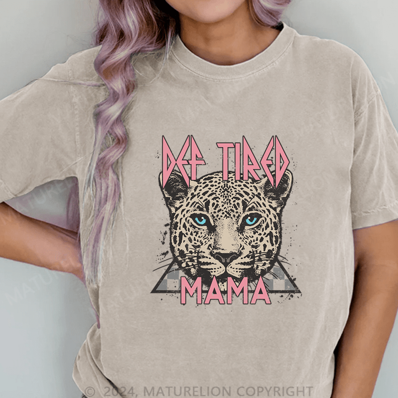 Maturelion Tigers DTG Printing Washed Cotton T-Shirt