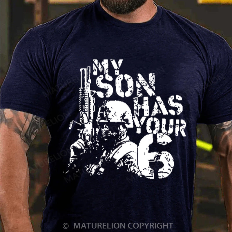 Maturelion Men's T-shirt Son 6 Cotton T-shirt