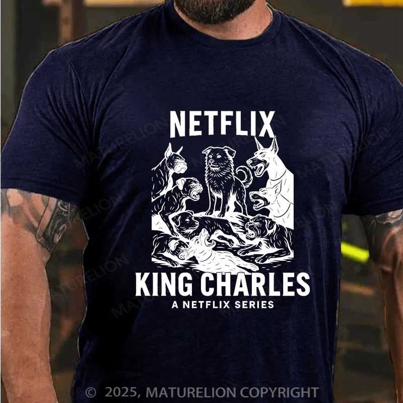 Maturelion Men's T-shirt KING CHARLES Cotton T-shirt