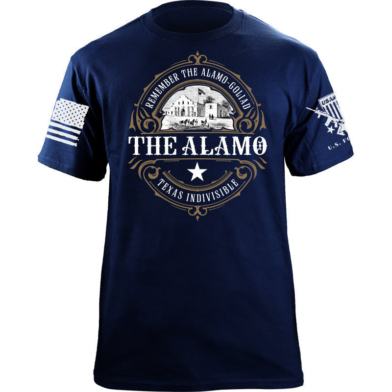 Maturelion Men's T-shirt Remember The Alamo Cotton T-shirt