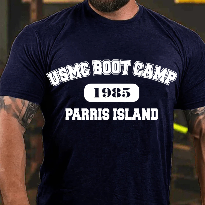 Maturelion Men's T-Shirt USMC Boot Camp Cotton T-Shirt