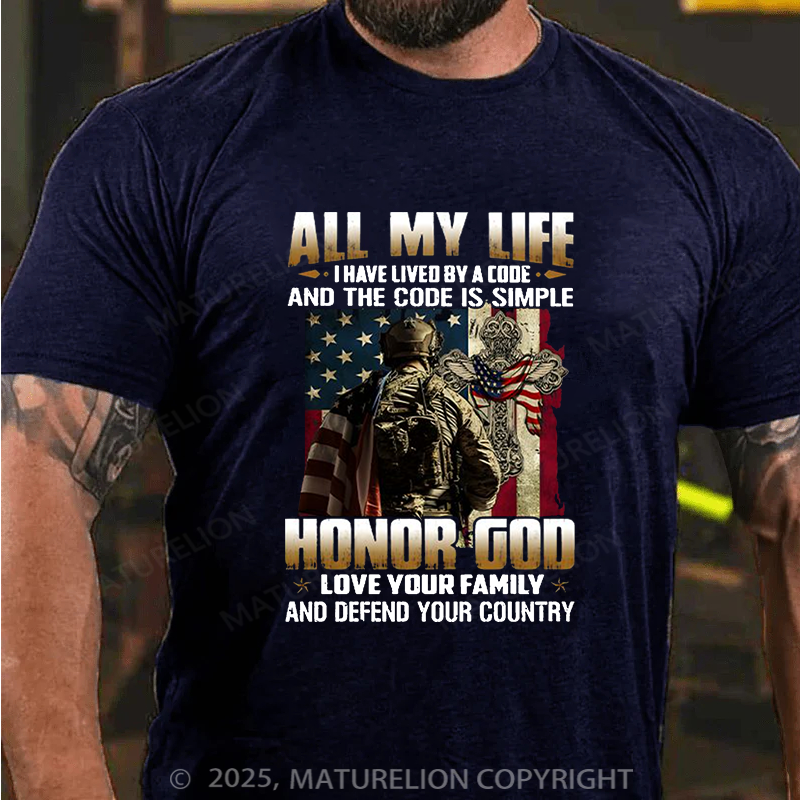 Maturelion Men's T-shirt U.S Veteran T-Shirt ! Order Here Cotton T-shirt