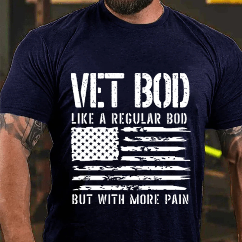 Maturelion Men's T-Shirt VET Bod Cotton T-Shirt