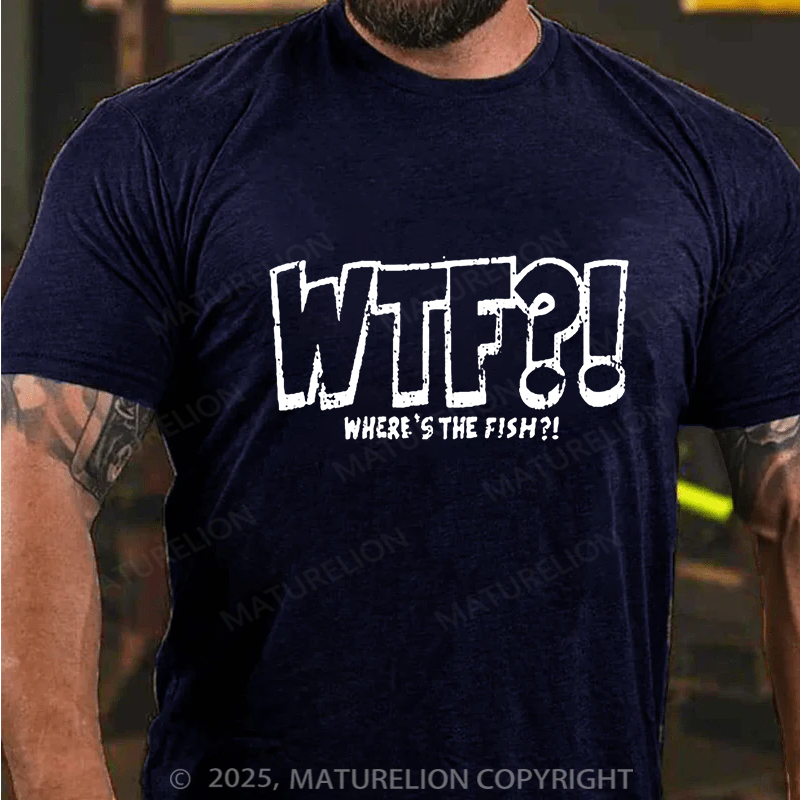Maturelion Men's T-shirt Whiskey Tango Foxtrot Cotton T-shirt
