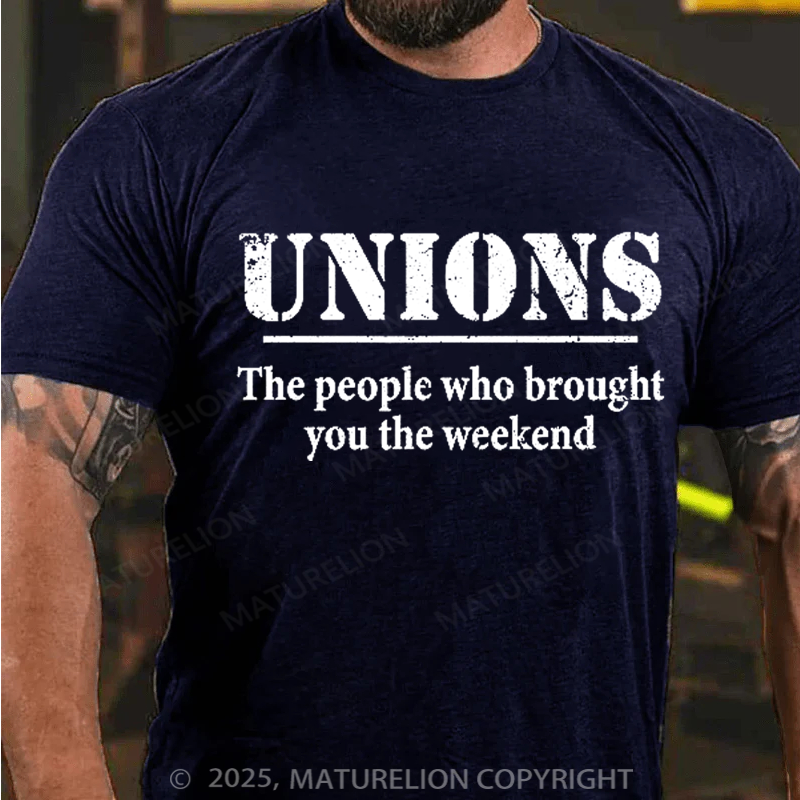 Maturelion Men's T-shirt Thank A Union 4th Of July T-shirt