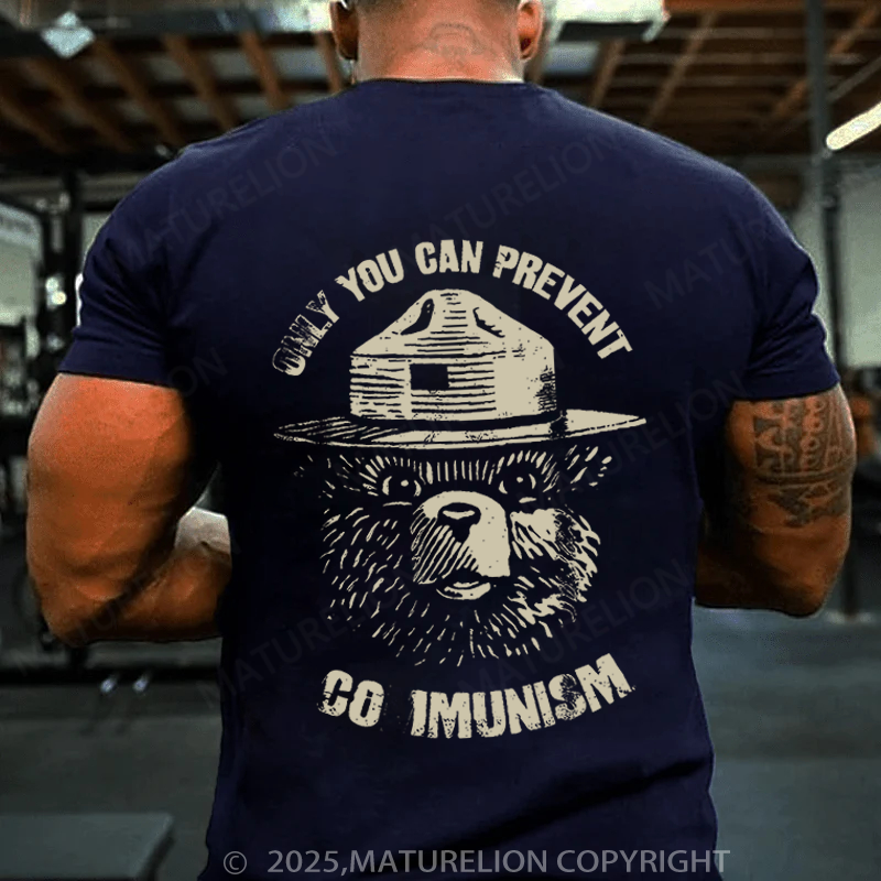 Maturelion Men's T-Shirt Only You Can Prevent Communism Cotton?T-Shirt