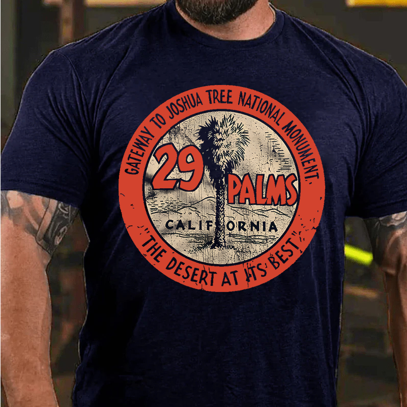 Maturelion Men's T-Shirt 29 Palms Seal Cotton T-Shirt
