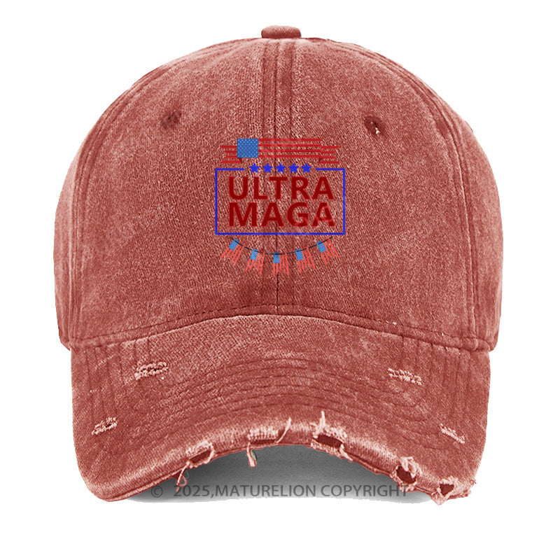 Maturelion Ultra Maga Washed Vintage Cap
