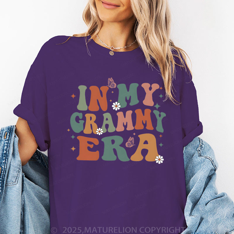 Maturelion Women's T-shirt In My Grammy Era Cotton T-shirt