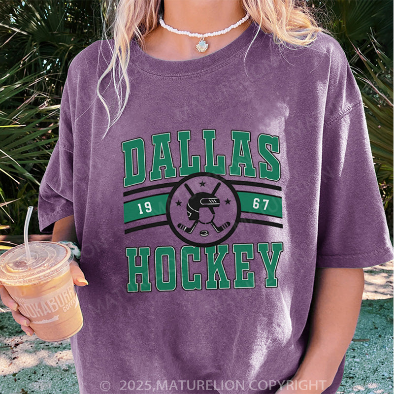 Maturelion Women's T-shirt Dallas Star DTG Washed T-shirt