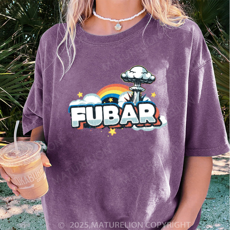 Maturelion Women's T-shirt FUBAR DTG Washed T-shirt