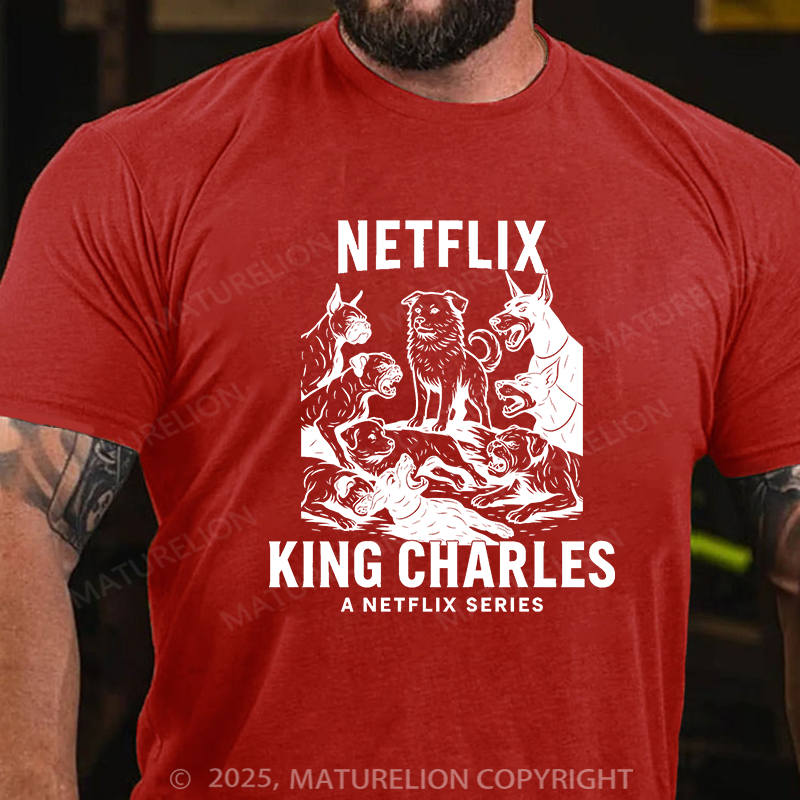 Maturelion Men's T-shirt KING CHARLES Cotton T-shirt