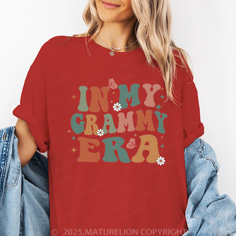 Maturelion Women's T-shirt In My Grammy Era Cotton T-shirt