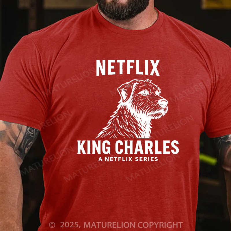 Maturelion Men's T-shirt KING CHARLES Cotton T-shirt