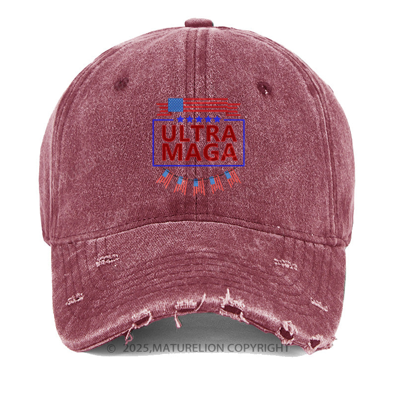 Maturelion Ultra Maga Washed Vintage Cap