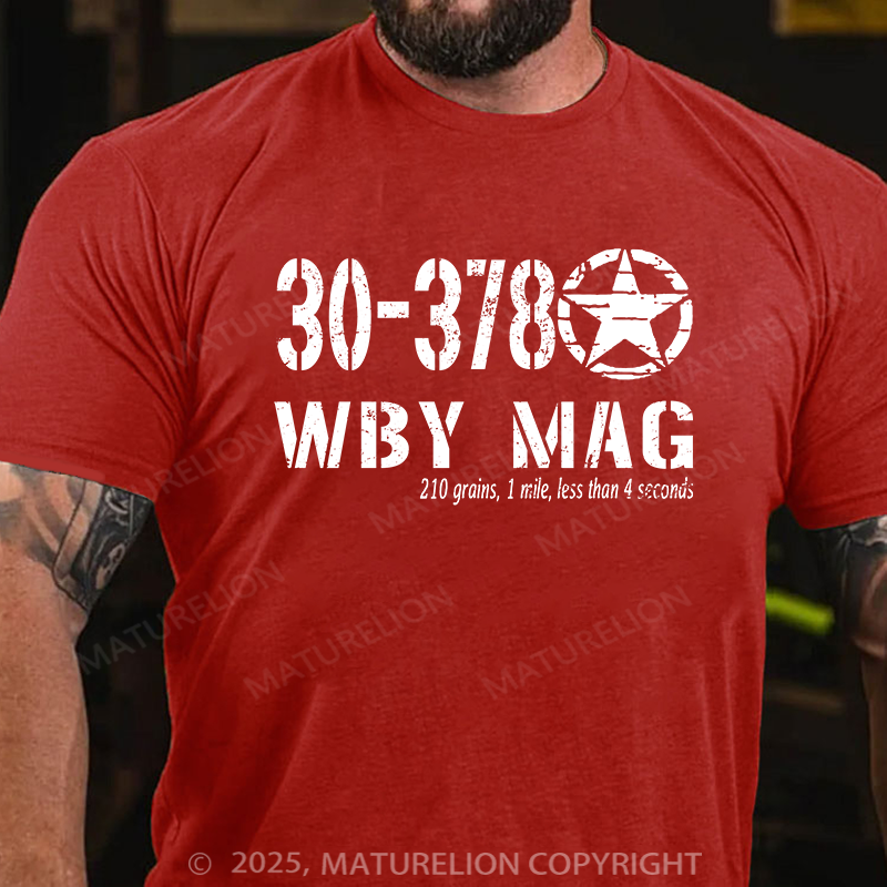 Maturelion Men's T-shirt Wby Mag Cotton T-shirt