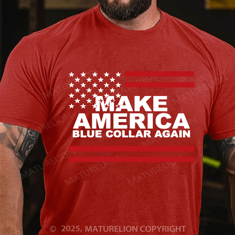 Maturelion Men's T-shirt Great Again Cotton T-shirt