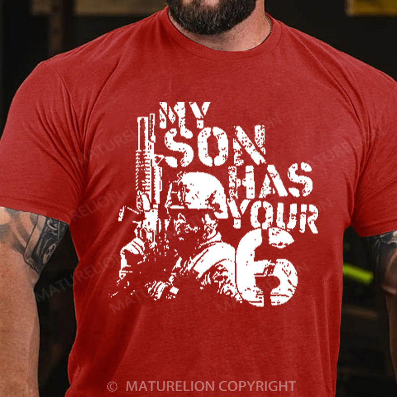 Maturelion Men's T-shirt Son 6 Cotton T-shirt