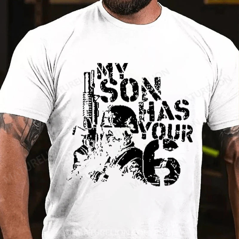 Maturelion Men's T-shirt Son 6 Cotton T-shirt