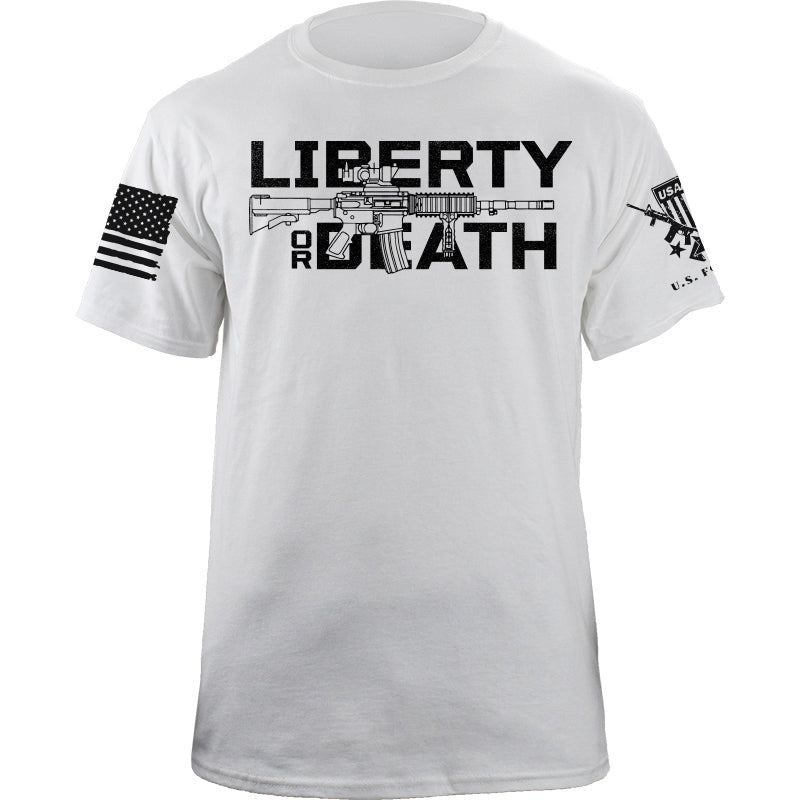 Maturelion Men's T-shirt Liberty or Death Cotton T-shirt