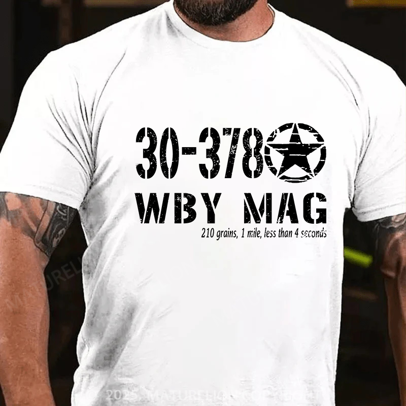 Maturelion Men's T-shirt Wby Mag Cotton T-shirt