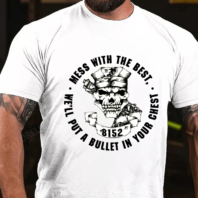 Maturelion Men's T-shirt Marine Corps Security Force School Cotton T-shirt