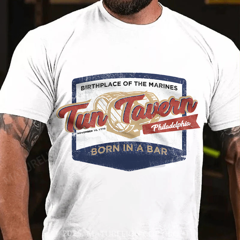 Maturelion Men's T-Shirt Tun Tavern Cask Cotton T-Shirt