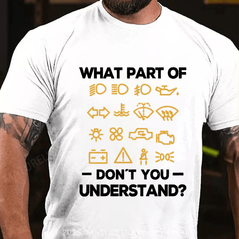 Maturelion Men's T-shirt Auto Mechanic Sayings Cotton T-shirt