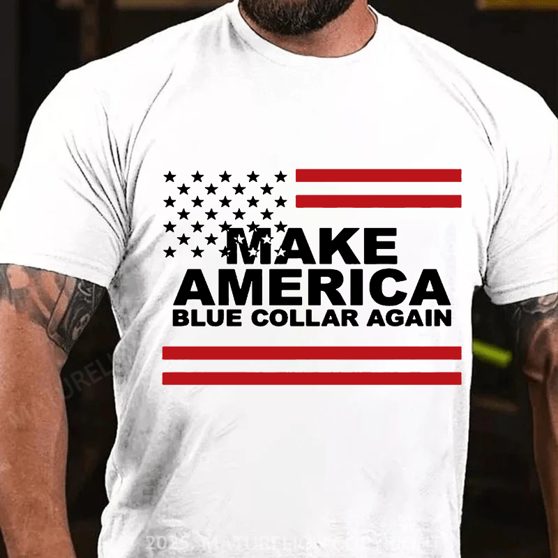 Maturelion Men's T-shirt Great Again Cotton T-shirt