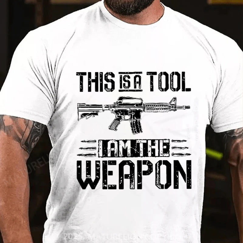 Maturelion Men's T-shirt 2nd Amendment Cotton T-shirt