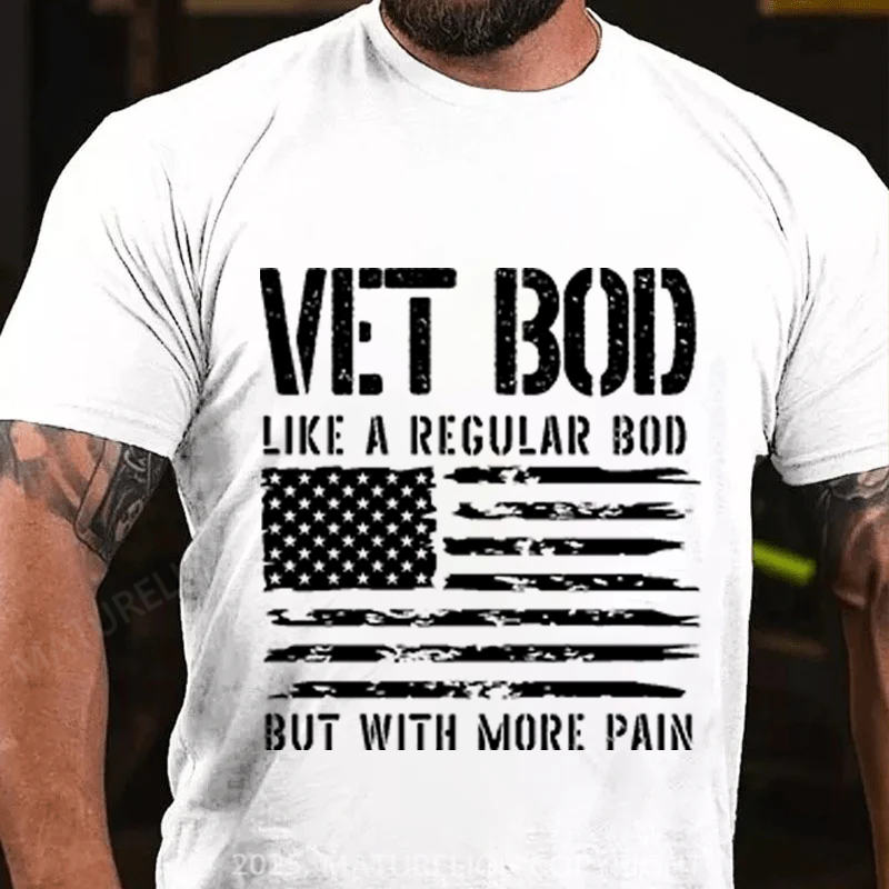 Maturelion Men's T-Shirt VET Bod Cotton T-Shirt
