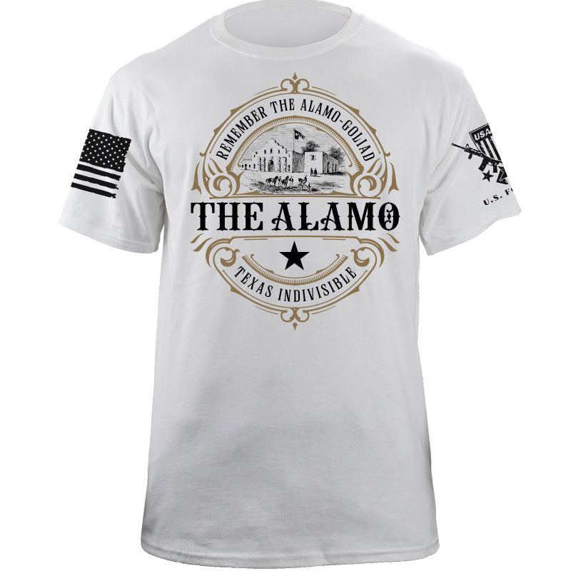 Maturelion Men's T-shirt Remember The Alamo Cotton T-shirt