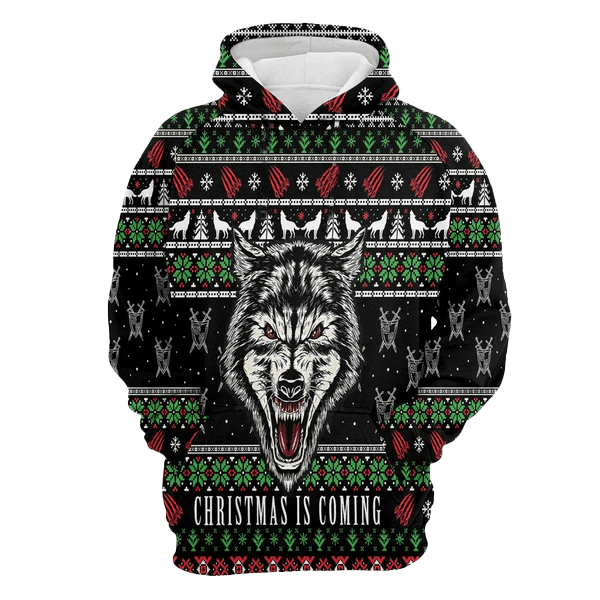 Maturelion Christmas Skull All Over Print 3D Hoodie