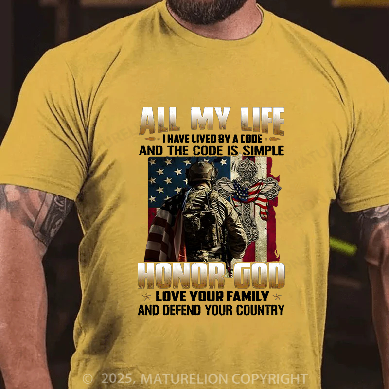 Maturelion Men's T-shirt U.S Veteran T-Shirt ! Order Here Cotton T-shirt
