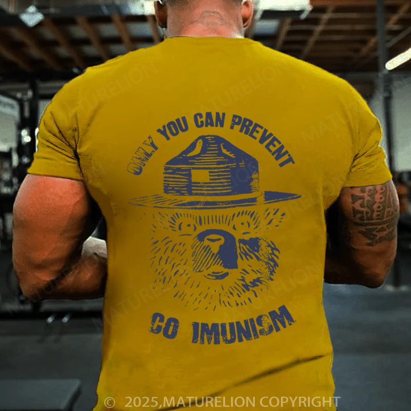 Maturelion Men's T-Shirt Only You Can Prevent Communism Cotton?T-Shirt