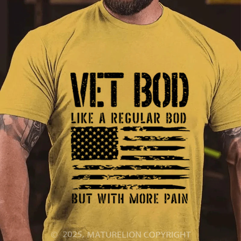 Maturelion Men's T-Shirt VET Bod Cotton T-Shirt