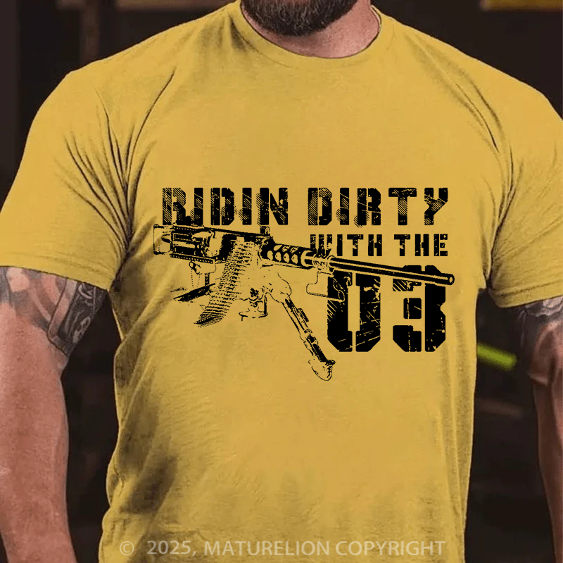 Maturelion Men's T-Shirt Ridin' Dirty with the '03 Cotton T-Shirt