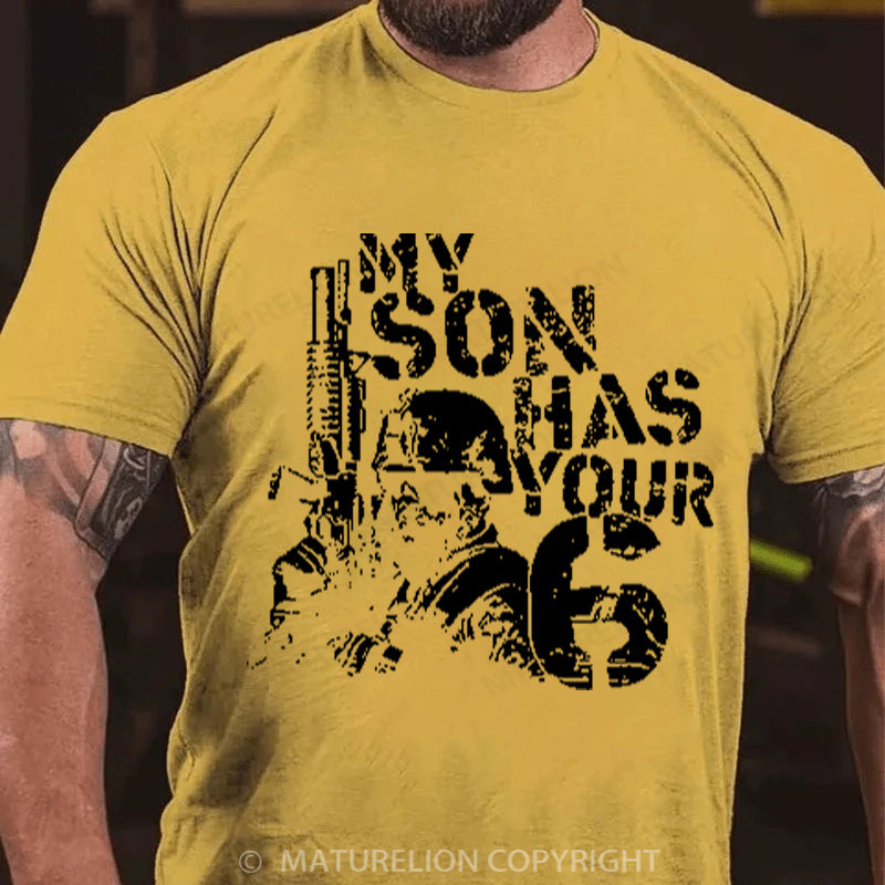 Maturelion Men's T-shirt Son 6 Cotton T-shirt