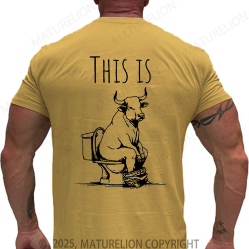 Maturelion Men's T-shirt this is bullshit Cotton T-shirt