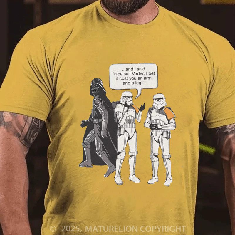 Maturelion Men's T-Shirt Trooper Joke Cotton T-Shirt