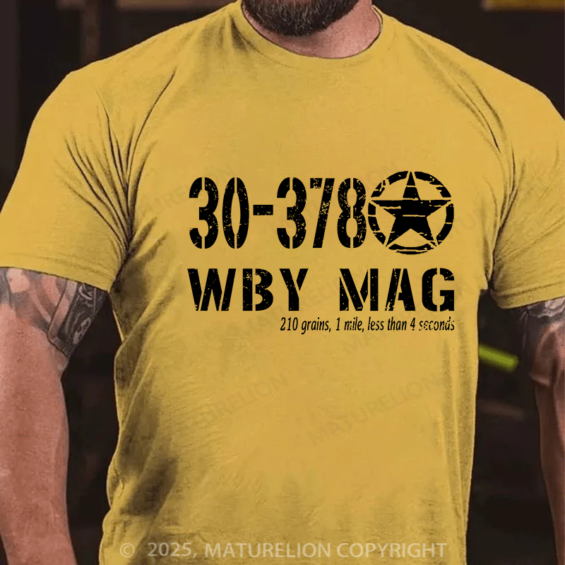 Maturelion Men's T-shirt Wby Mag Cotton T-shirt