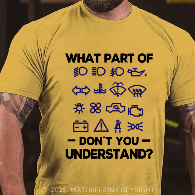 Maturelion Men's T-shirt Auto Mechanic Sayings Cotton T-shirt