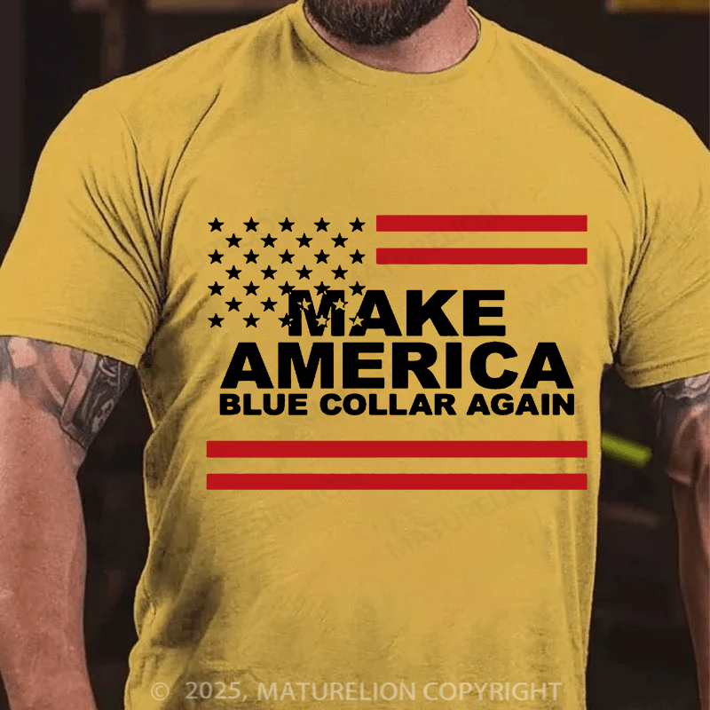 Maturelion Men's T-shirt Great Again Cotton T-shirt